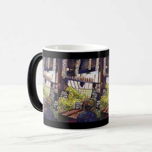 Afmetingen van Curiosity Magische Mok (Voorkant links)