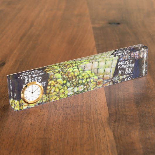 Afmetingen van Curiosity Naambordje (Zijkant)