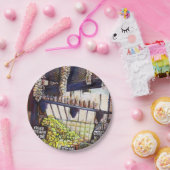 Afmetingen van Curiosity Papieren Bordje (Feest)