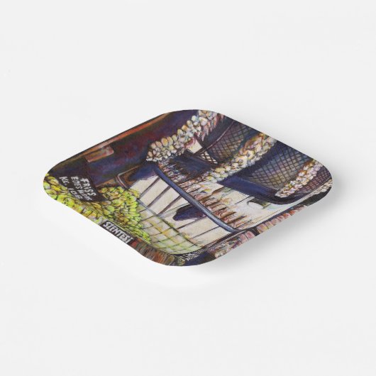 Afmetingen van Curiosity Papieren Bordje (Gebogen)