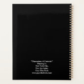 Afmetingen van Curiosity Planner (Achterkant)