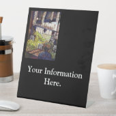 Afmetingen van Curiosity Reclamebord Met Voetstuk (Insitu)