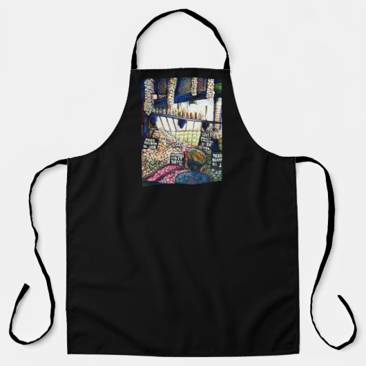 Afmetingen van Curiosity Schort (Voorkant)