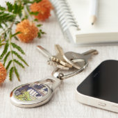 Afmetingen van Curiosity Sleutelhanger (Zijkant)