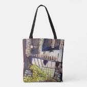 Afmetingen van Curiosity Tote Bag (Achterkant)
