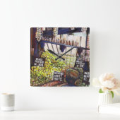 Afmetingen van Curiosity Vierkante Klok (Huis)