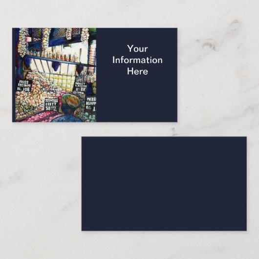 Afmetingen van Curiosity Visitekaartjes (Voorkant / Achterkant)