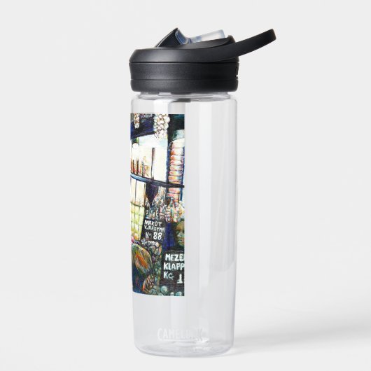 Afmetingen van Curiosity Waterfles (Links)