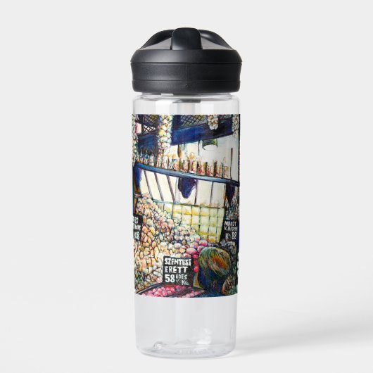 Afmetingen van Curiosity Waterfles (Voorkant)