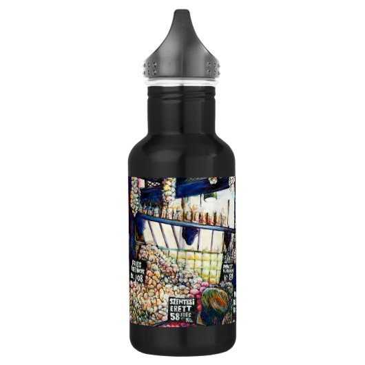 Afmetingen van Curiosity Waterfles (Links)