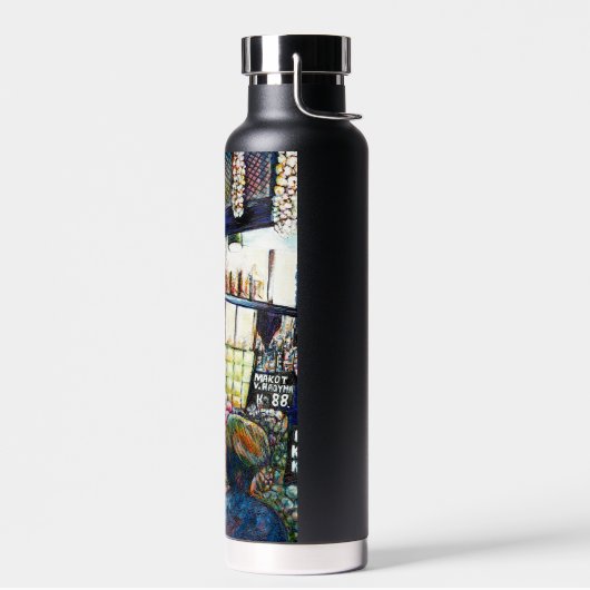 Afmetingen van Curiosity Waterfles (Links)