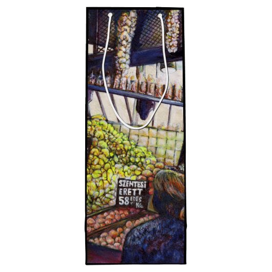 Afmetingen van Curiosity Wijn Cadeautas (Achterkant)