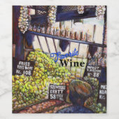 Afmetingen van Curiosity Wijn Etiket (Enkel label)