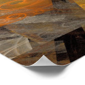 "Afmetingen van het open hart" Poster (Hoek)