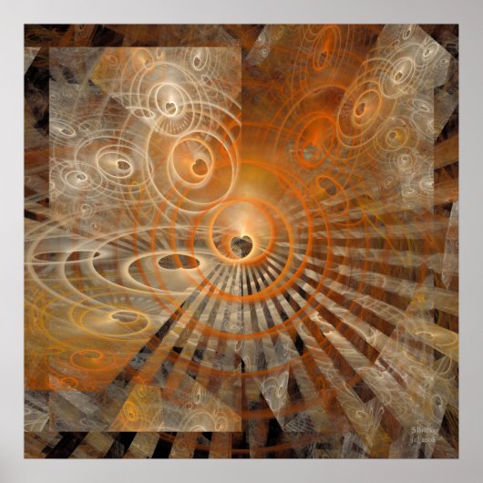 "Afmetingen van het open hart" Poster (Voorkant)