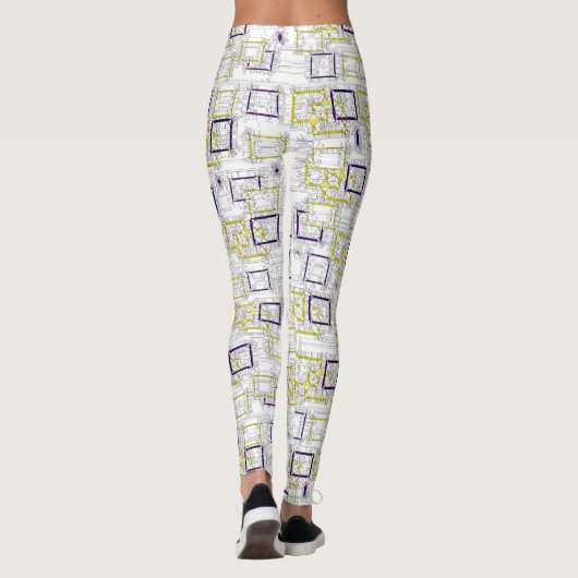 Afmetingen vergrendeling leggings (Achterkant)
