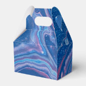 Afname blauw en roze marmer bedankdoosjes (Achterkant)