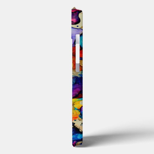 Afname kleurrijke vloeistofinkt Case-Mate iPhone case (Achterkant / Links)