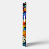 Afname kleurrijke vloeistofinkt Case-Mate iPhone case (Achterkant / Rechts)