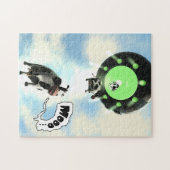 Afname van UFO-Koe Legpuzzel (Horizontaal)