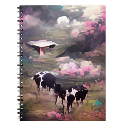 Afname van UFO-Koe Notitieboek (Voorkant)