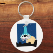 Afname van UFO-Koe Sleutelhanger (Voorkant)