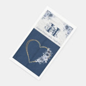 Afneembaar gasthanddoek (50) Ocean Thema Chic Servet (Hoek)