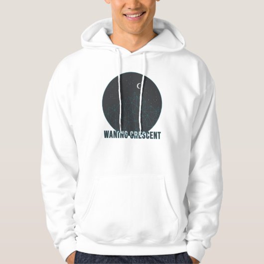 Afnemende halve maan hoodie (Voorkant)