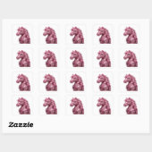 Afpelbare Roze UNICORN Sticker Ontwerp (Vel)