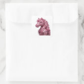 Afpelbare Roze UNICORN Sticker Ontwerp (Tas)