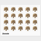 Afpelbare Zilveren GELD BOOM Sticker Ontwerp (Vel)