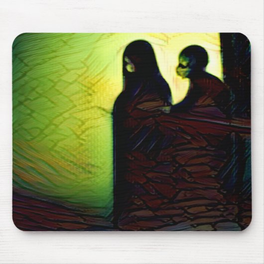 Afpersen van de mist door AVON Muismat (Voorkant)