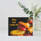 afpersing uitnodiging briefkaart (Staand voorkant)