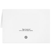 Afpersing van boven de Baby in de clouds-bekendmak (Achterkant Horizontaal)