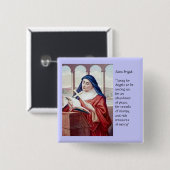 Afpersing van Sint Brigid Vierkante Button 5,1 Cm (Voorkant /achterkant)
