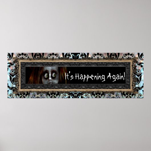 Afraid Doll Scary Halloween Poster (Voorkant)