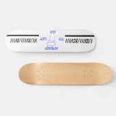 "Afraid" Persoonlijk Skateboard (Horizontaal)