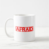 Afraid Stamp Koffiemok (Links)