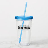 Afrekening.b Acryl Drinkbeker (Achterkant)