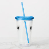 Afrekening.b Acryl Drinkbeker (Links)