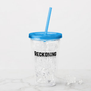 Afrekening.b Acryl Drinkbeker