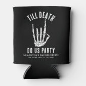 Afrekeningsweekend tot de dood ons scheidt aangepa blikjeskoeler (Voorkant)