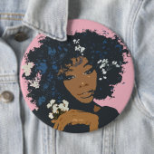 Afri4 Ronde Button 6,0 Cm (In situ)