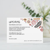 Afriana | Modern Ankara Kente WEDDING UPDATE Kaart (Staand voorkant)