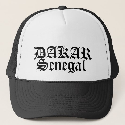 Afriankoko Custom DAKAR, Senegal Trucker Pet (Voorkant)