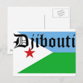 Afriankoko Custom Djibouti Briefkaart (Voorkant / Achterkant)