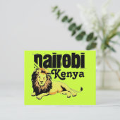 Afriankoko Custom Nairobi, Kenia Briefkaart (Staand voorkant)