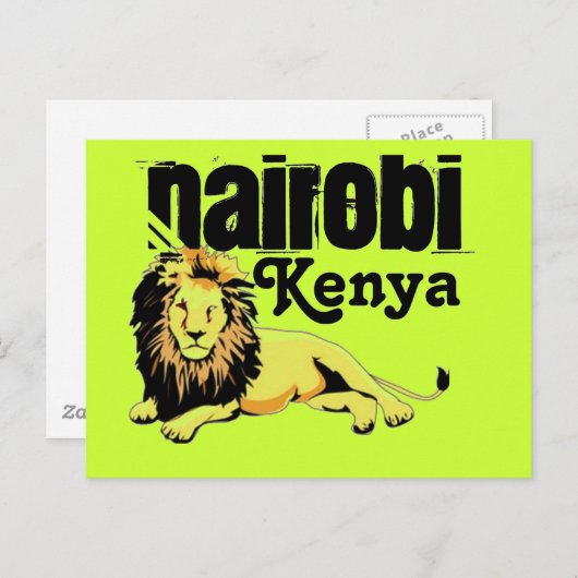 Afriankoko Custom Nairobi, Kenia Briefkaart (Voorkant / Achterkant)