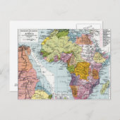 AFRICA, 1914 BRIEFKAART (Voorkant / Achterkant)