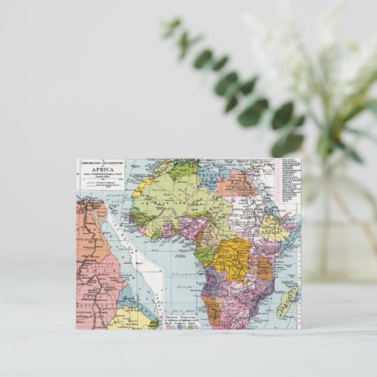 AFRICA, 1914 BRIEFKAART (Staand voorkant)